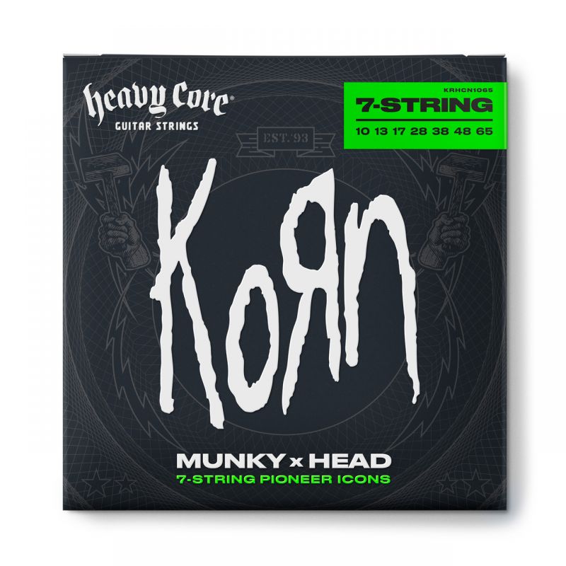 Набор струн DUNLOP KRHCN10657 HEAVY CORE KORN GUITAR STRINGS (10-65)
